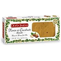 Los mejores  - Doña Jimena - Turrón de Cacahuete Elaborado con Cacahuete y Miel | Textura Cremosa | Calidad Suprema Novedad 2020 Típico…